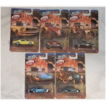Hot Wheels 1:64 Zestaw Vintage Club - 5 szt.